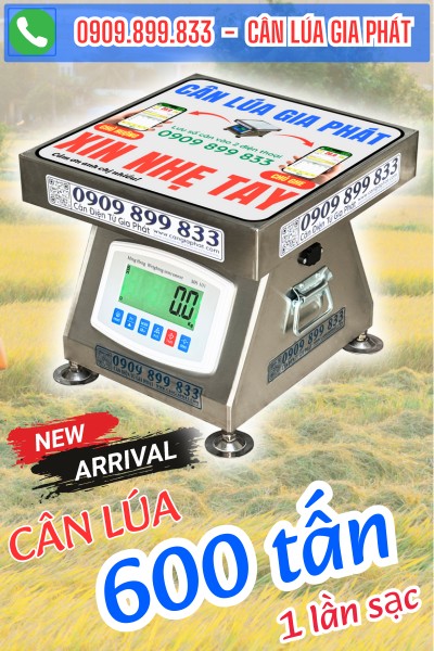 Cân điện tử MH-101 cân lúa 600 tấn mỗi lần sạc đầy pin
