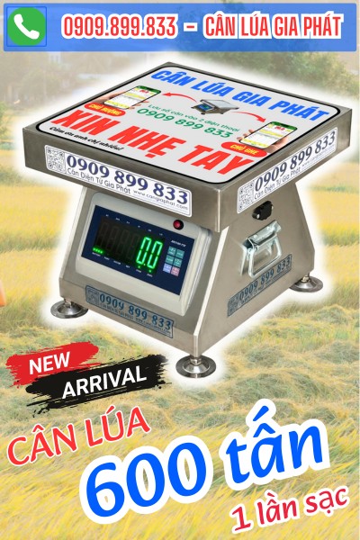 Cân điện tử T7E cân lúa 600 tấn mỗi lần sạc đầy pin