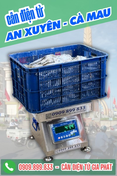 Cân điện tử ở An Xuyên Cà Mau cân hải sản chống nước