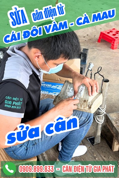 Cân điện tử ở Cái Đôi Vàm Cà Mau - Cân Gia Phát