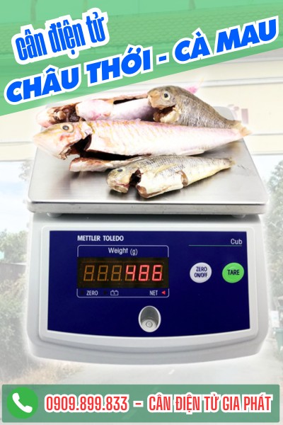 Cân điện tử Châu Thới Cà Mau - cân điện tử CUB 3kg 7.5kg 15kg 30kg