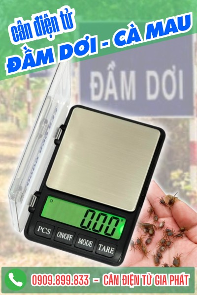 Cân điện tử cân cua giống ở Đầm Dơi Cà Mau