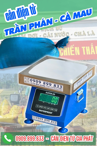 Cân điện tử ở Trần Phán Cà Mau - Cân Gia Phát