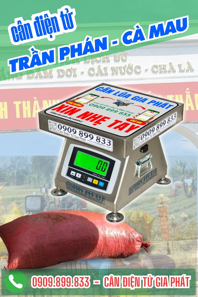 Cân điện tử ở Trần Phán Cà Mau - Cân Gia Phát