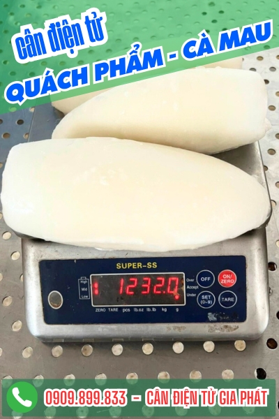 Cân điện tử ở Quách Phẩm Cà Mau - Cân Gia Phát