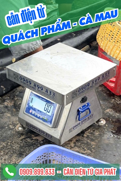Cân điện tử ở Quách Phẩm Cà Mau - Cân Gia Phát