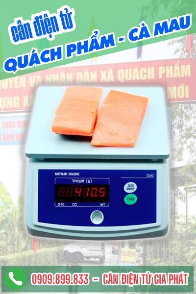 Cân điện tử ở Quách Phẩm Cà Mau - Cân Gia Phát