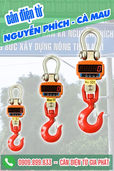 Cân điện tử ở Nguyễn Phích Cà Mau - Cân Gia Phát