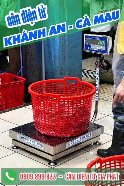 Cân điện tử ở Khánh An Cà Mau - Cân Gia Phát