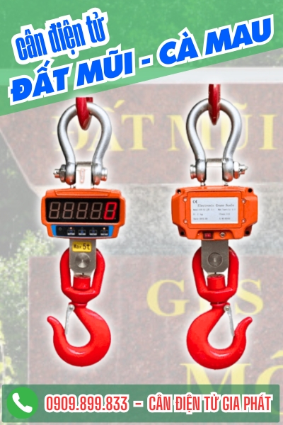 Cân điện tử ở Đất Mũi Cà Mau - Cân Gia Phát