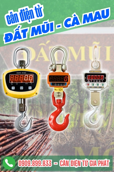 Cân điện tử ở Đất Mũi Cà Mau - Cân Gia Phát