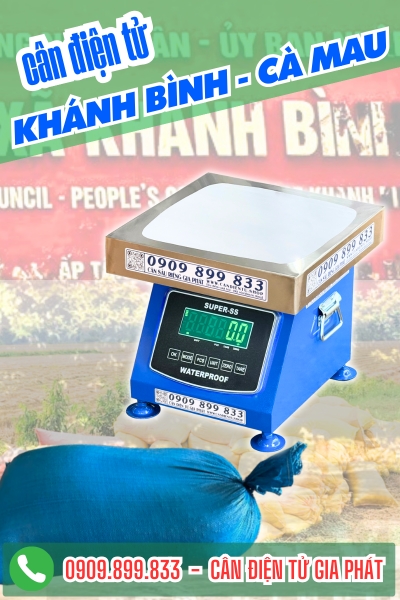 Cân điện tử ở Khánh Bình Cà Mau - Cân Gia Phát