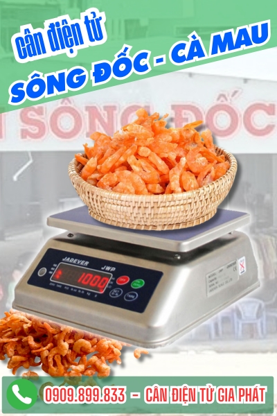 Top cân điện tử ở xã Sông Đốc Cà Mau - cân 3kg 6kg chuyên cân đóng gói tôm khô 