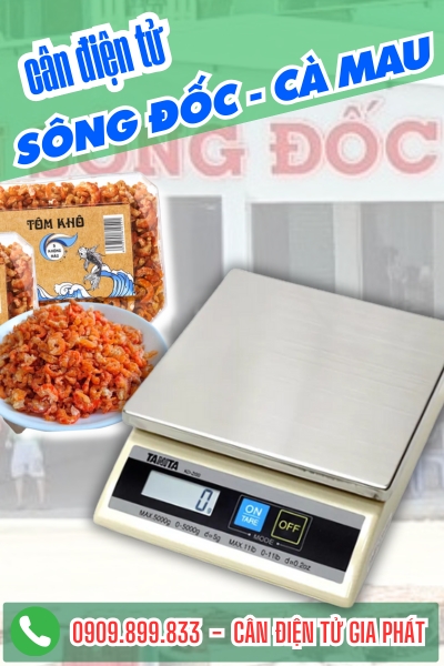 C&acirc;n điện tử ở x&atilde; S&ocirc;ng Đốc C&agrave; Mau - C&acirc;n Gia Ph&aacute;t