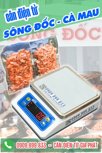 C&acirc;n điện tử ở x&atilde; S&ocirc;ng Đốc C&agrave; Mau - C&acirc;n Gia Ph&aacute;t