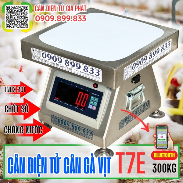 Cân gà vịt XK3190-T7E 300kg cân gà vịt cân heo chốt số
