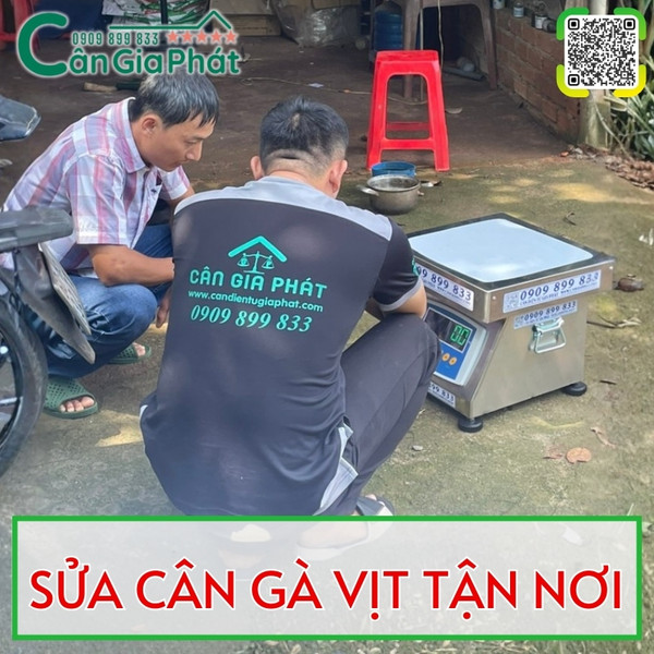 Cân Điện Tử Gia Phát sửa cân điện tử gà vịt 100kg 200kg 300kg