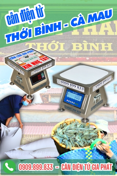 Cân điện tử ở xã Thới Bình Cà Mau - Cân Gia Phát
