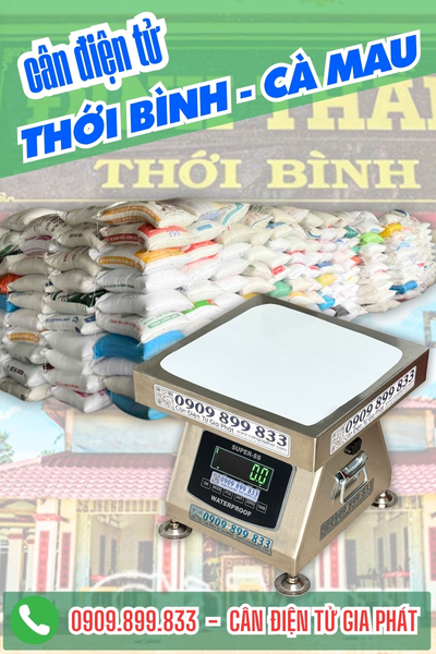 Cân điện tử ở xã Thới Bình Cà Mau - Cân Gia Phát