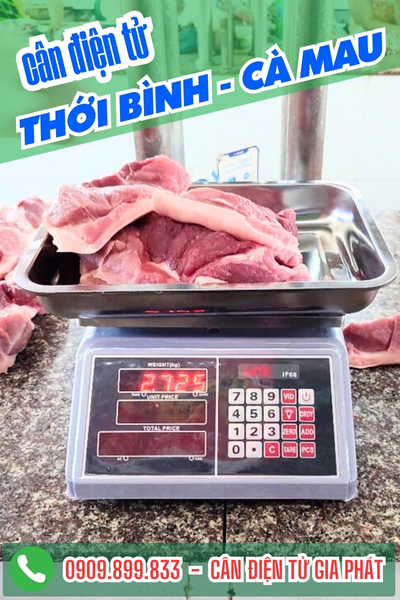 Cân điện tử ở xã Thới Bình Cà Mau - Cân Gia Phát