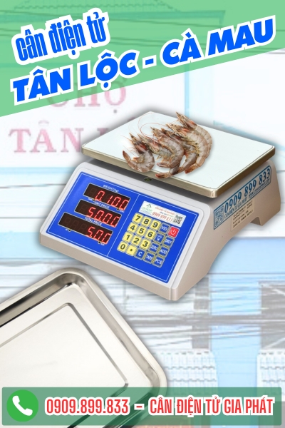 Cân điện tử ở xã Tân Lộc Cà Mau - Cân Gia Phát