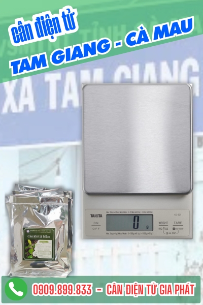 Cân điện tử Tam Giang Cà Mau - Cân Gia Phát