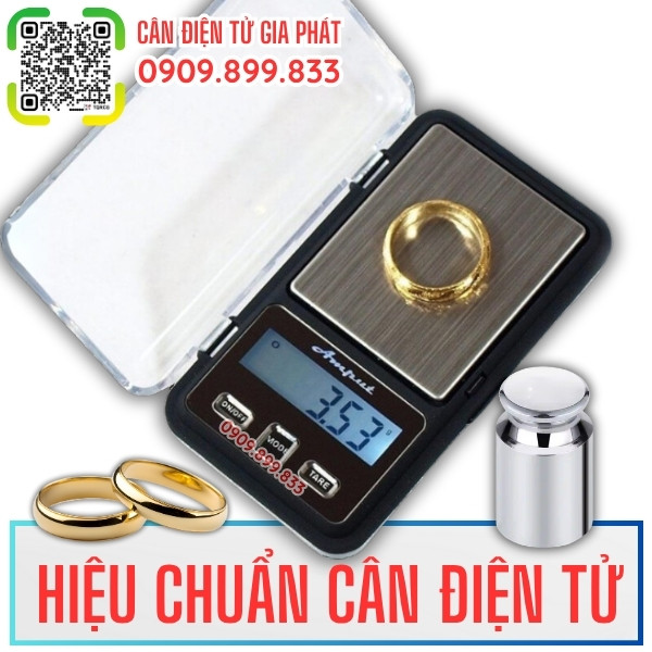 Hiệu chuẩn cân điện tử APTP 453 100g bằng quả cân chuẩn inox 100g