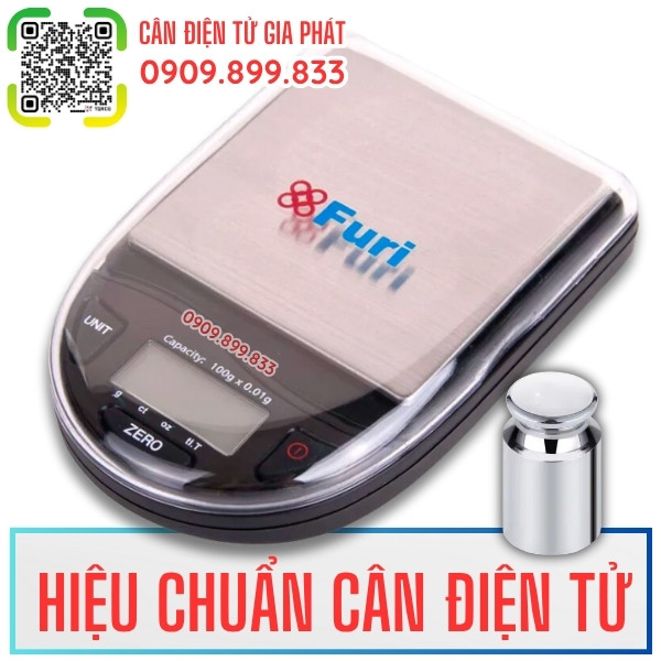 Hiệu chuẩn cân điện tử CCT 100g bằng quả cân chuẩn 100g inox