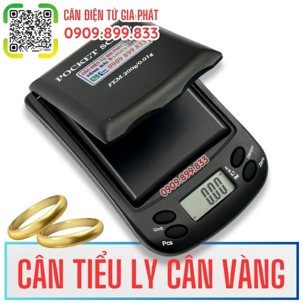 Cân tiểu ly cân vàng Pocket 200g