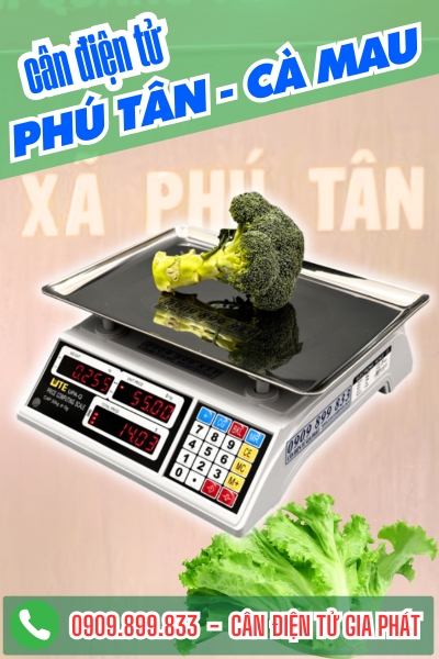Cân điện tử Phú Tân Cà Mau - Cân Gia Phát