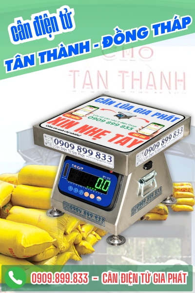 Cân điện tử ở Tân Thành Đồng Tháp - Cân Gia Phát