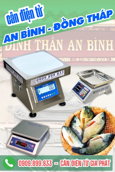 Top cân điện tử ở Phường An Bình Đồng Tháp chống nước chuyên cân cá rô phi xuất khẩu