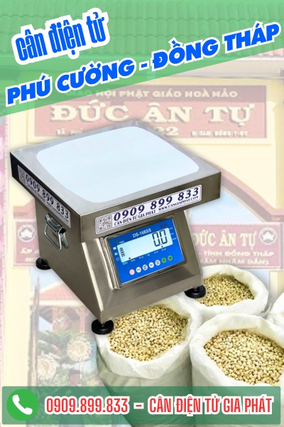 Cân điện tử ở Phú Cường Đồng Tháp - Cân Gia Phát