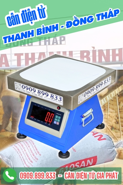 Cân điện tử ở Thanh Bình Đồng Tháp - Cân Gia Phát
