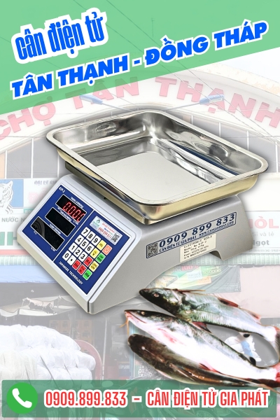 Cân điện tử ở Tân Thạnh Đồng Tháp - Cân Gia Phát