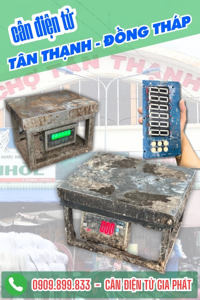 Sửa cân điện tử ở Tân Thạnh Đồng Tháp - Cân Gia Phát