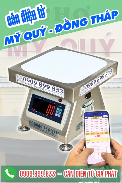 C&acirc;n điện tử ở Mỹ Qu&yacute; Đồng Th&aacute;p - C&acirc;n Gia Ph&aacute;t