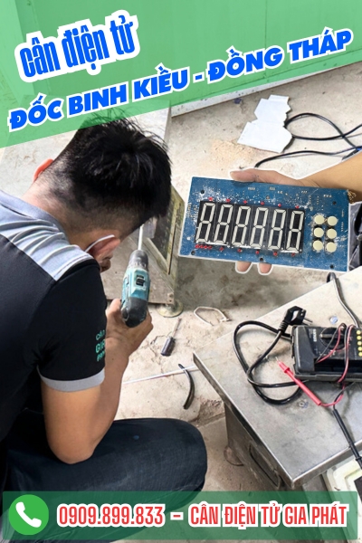 C&acirc;n điện tử ở x&atilde; Đốc Binh Kiều Đồng Th&aacute;p - C&acirc;n Gia Ph&aacute;t