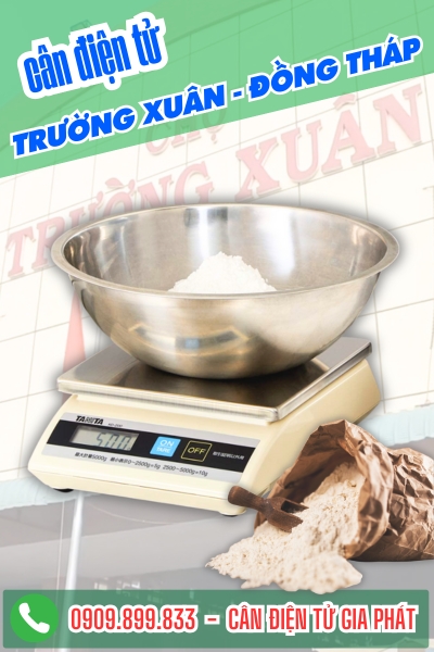 Cân điện tử ở xã Trường Xuân Đồng Tháp - Cân Gia Phát