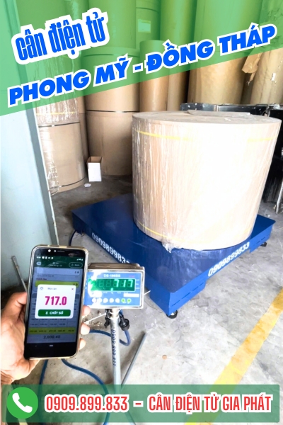 Cân điện tử ở Phong Mỹ Đồng Tháp - Cân Gia Phát