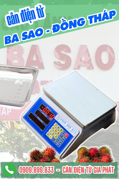C&acirc;n điện tử ở Ba Sao Đồng Th&aacute;p - C&acirc;n Gia Ph&aacute;t