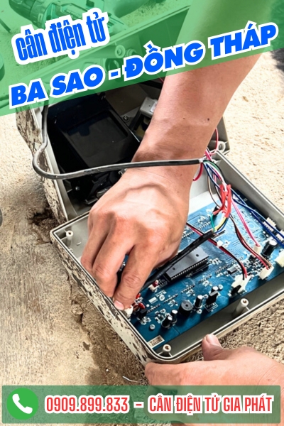 C&acirc;n điện tử ở x&atilde; Ba Sao Đồng Th&aacute;p - C&acirc;n Gia Ph&aacute;t