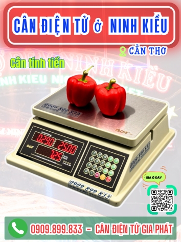 Cân điện tử ở phường Ninh Kiều Cần Thơ