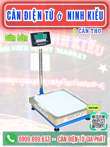 Cân điện tử ở phường Ninh Kiều Cần Thơ - Cân Gia Phát