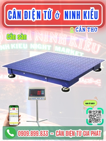Cân điện tử ở phường Ninh Kiều Cần Thơ - Cân Gia Phát