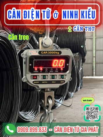 Cân điện tử ở phường Ninh Kiều Cần Thơ - Cân Gia Phát