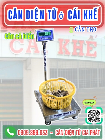 Cân điện tử ở phường Cái Khế Cần Thơ