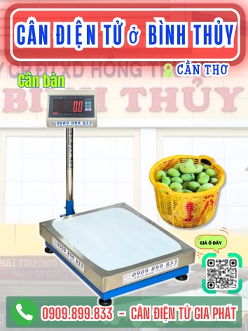 Cân điện tử ở phường Bình Thủy Cần Thơ