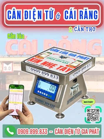 Cân điện tử phường Cái Răng Cần Thơ - Cân Gia Phát
