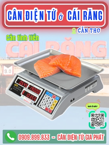 Cân điện tử ở phường Cái Răng Cần Thơ